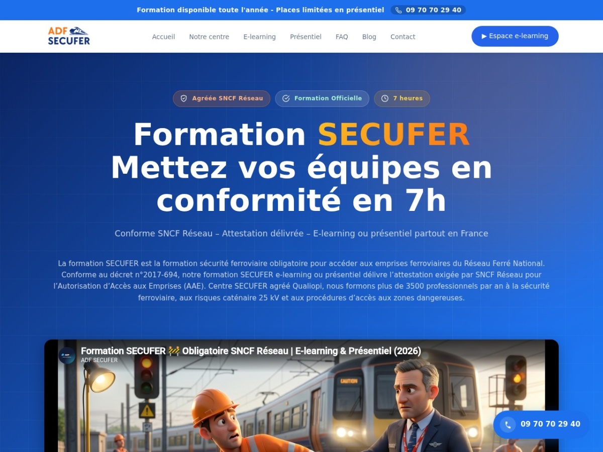 Centre Formation Secufer - Centre de formation sécurité