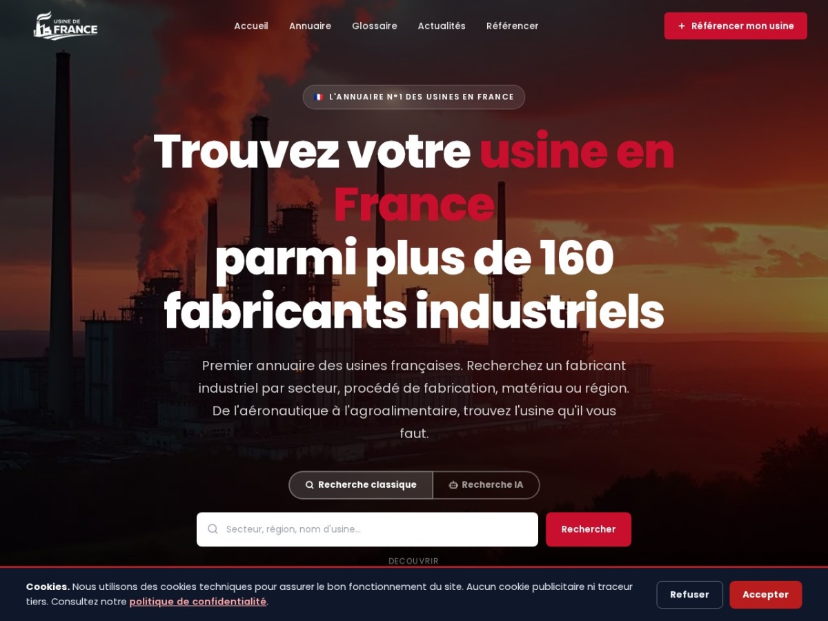 Usine de France - Annuaire industriel français